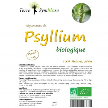200 gr - Téguments Psyllium...