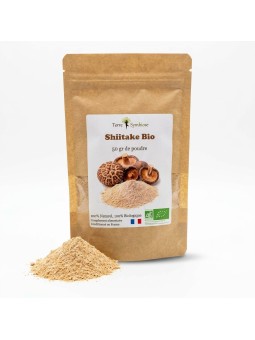 Shiitake Bio - 50gr de poudre