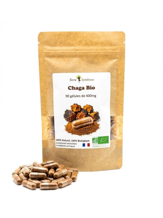 Chaga Bio - 90 gélules de 400mg