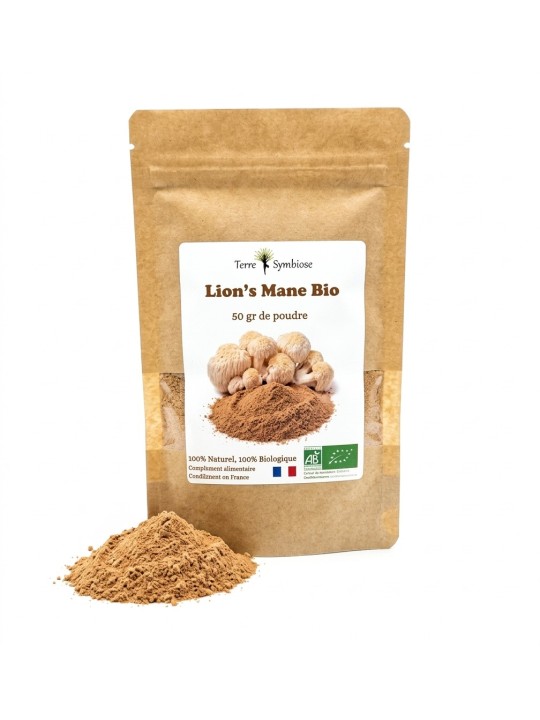 Lion's Mane Bio - 50 gr de poudre