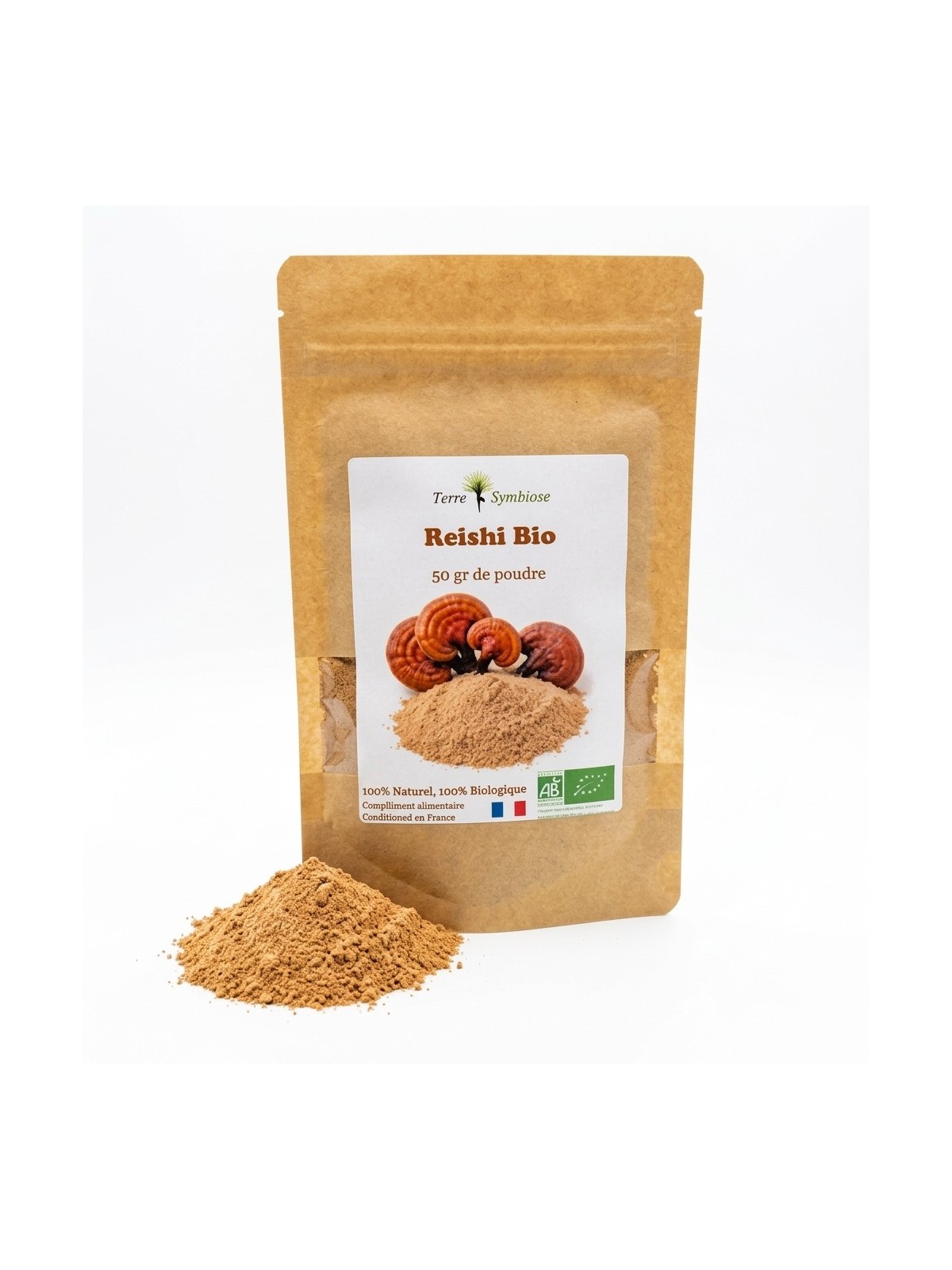 Reishi Bio - 50 gr de poudre