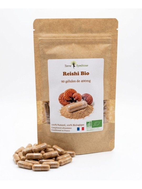 Reishi Bio - 90 gélules de 400mg