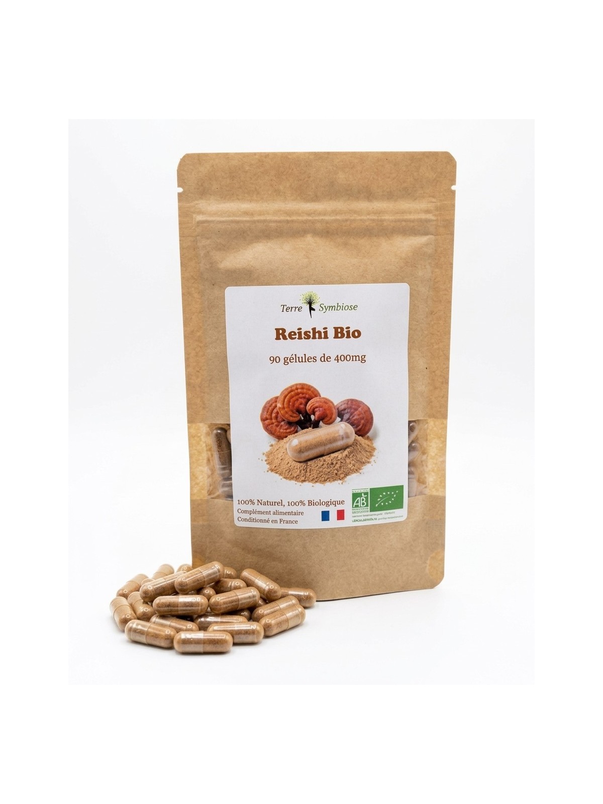 Reishi Bio - 90 gélules de 400mg