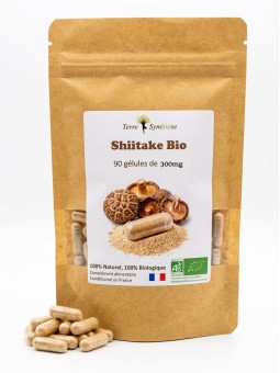 Shiitake Bio - 90 gélules de 300mg