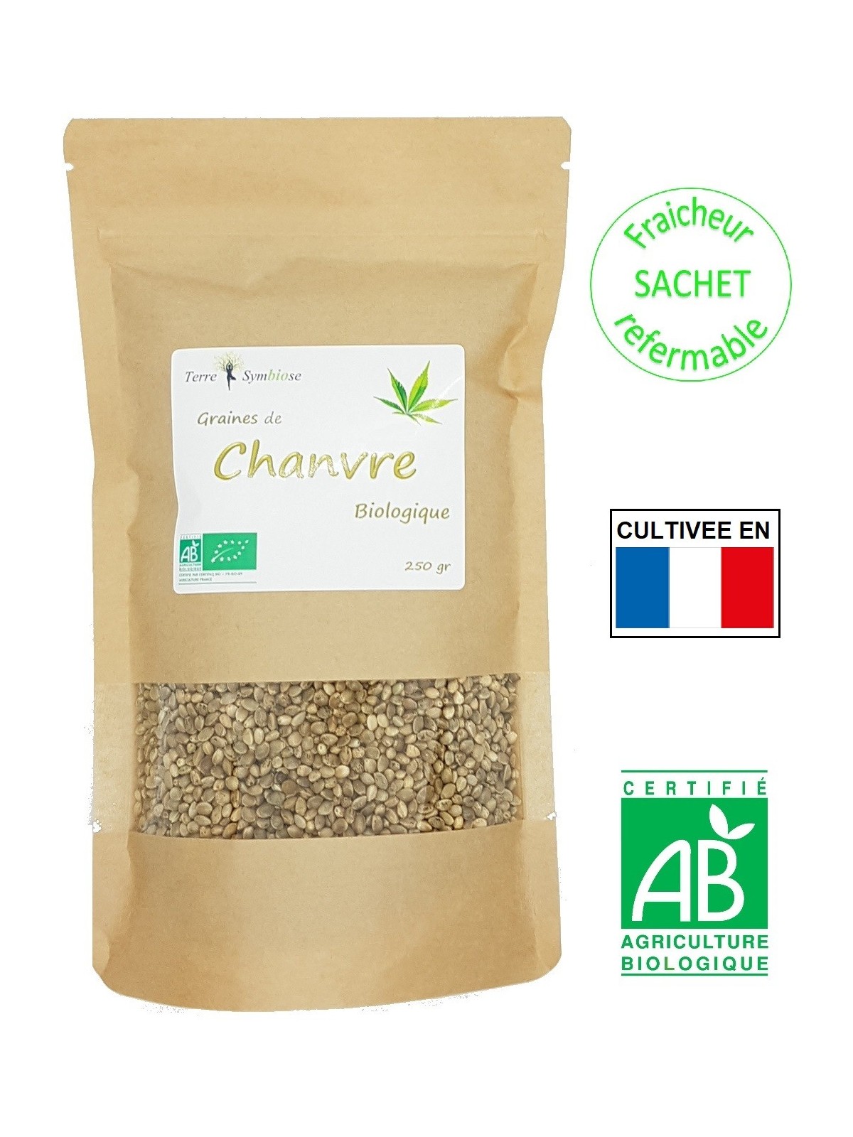 Graine de CHANVRE Bio - origine France