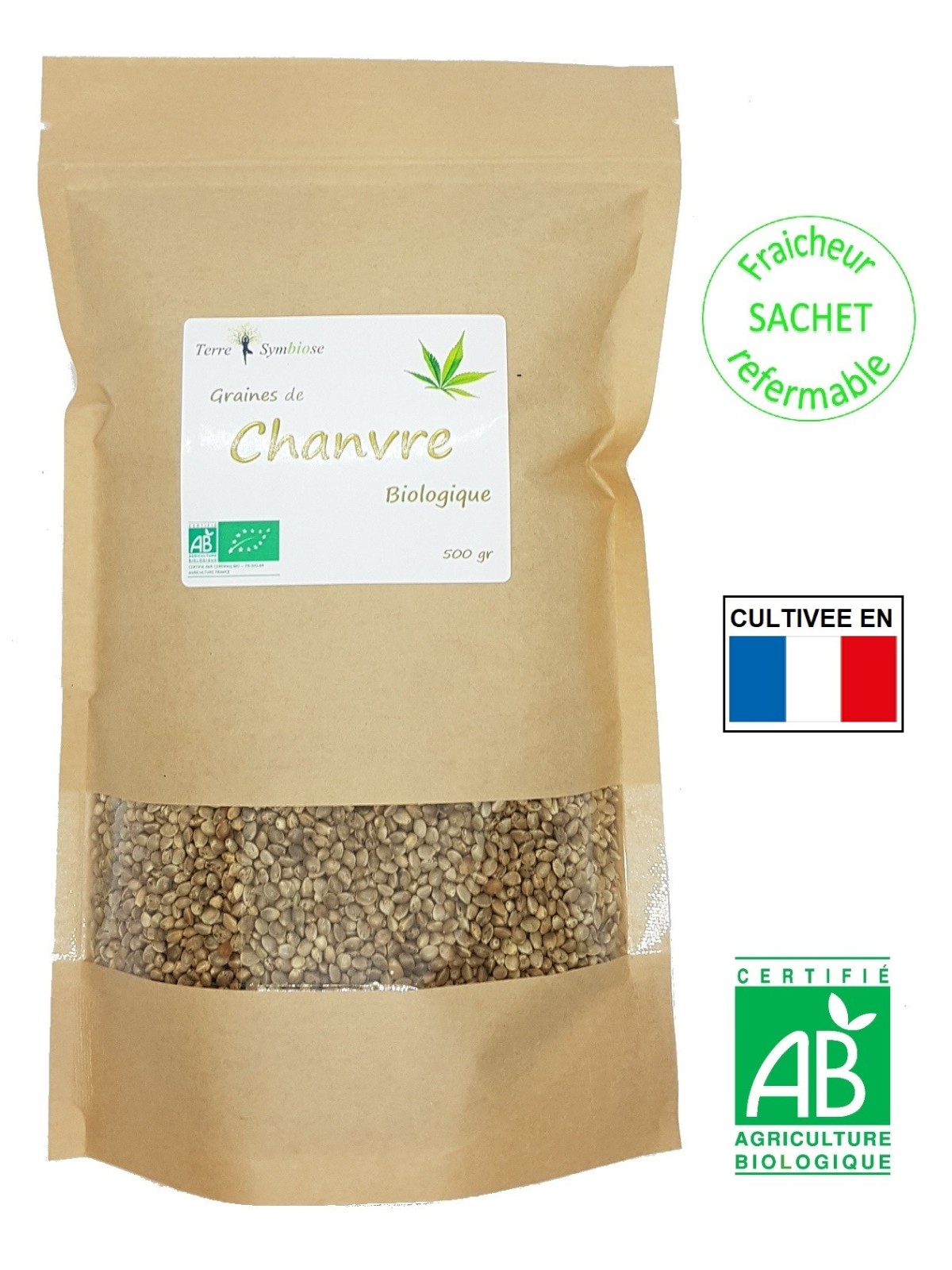Graine de CHANVRE Bio - origine France