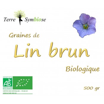500 gr - Graine de LIN Brun...