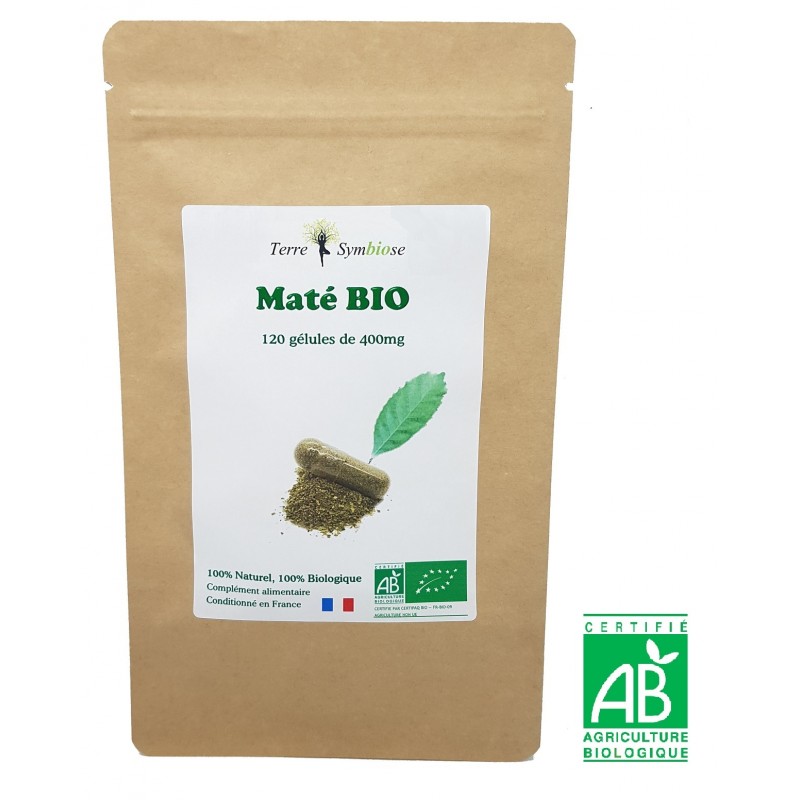 Maté Biologique - 120 gélules de 400mg