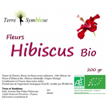 200 gr - Fleurs d'Hibiscus...