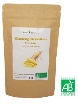 Ginseng Brésilien Bio- 120 gélules de 400mg