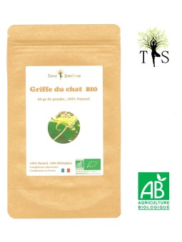 60 gr - Poudre de Griffe du Chat Biologique -