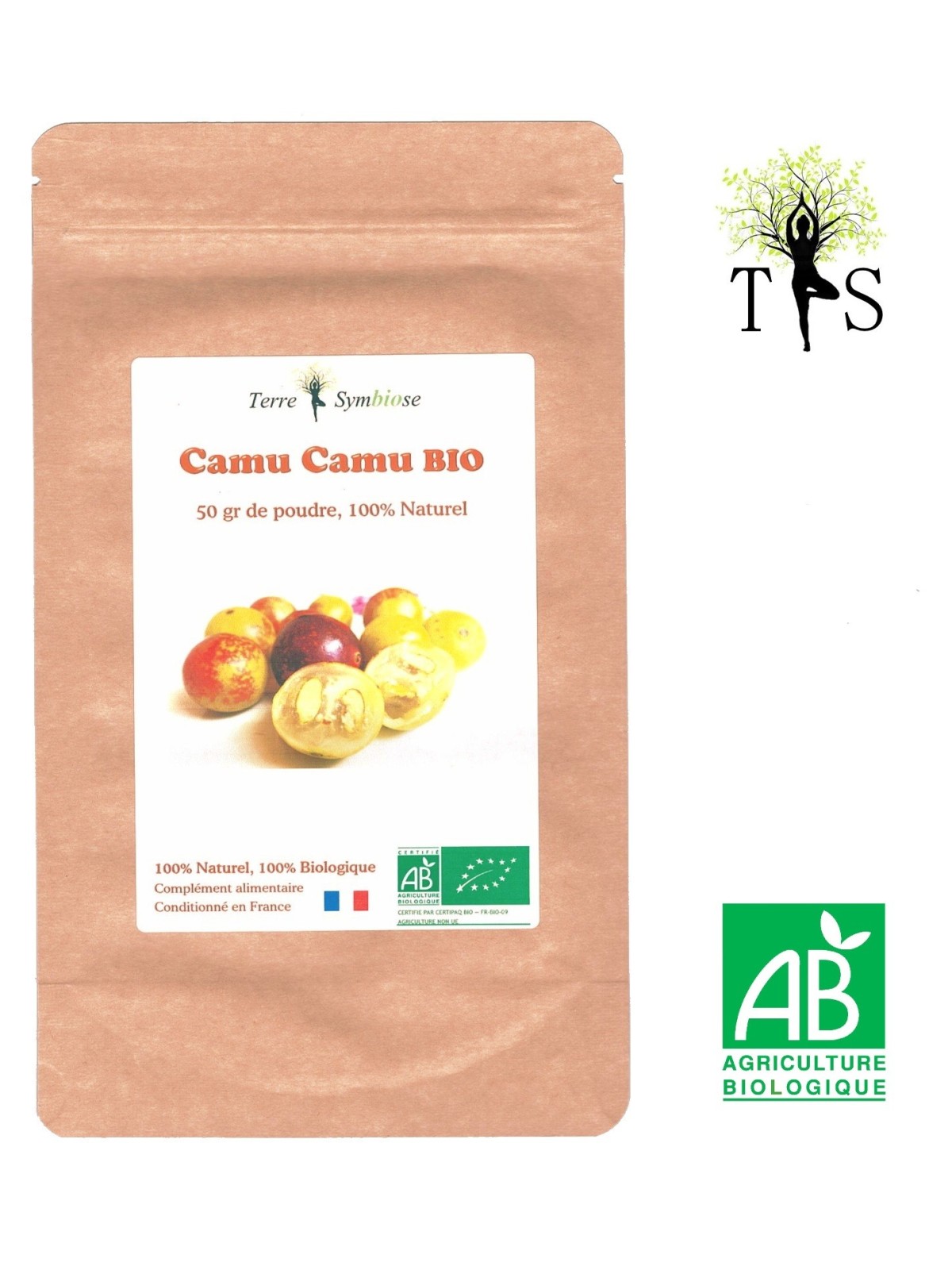 50 gr - Poudre de Camu Camu Biologique