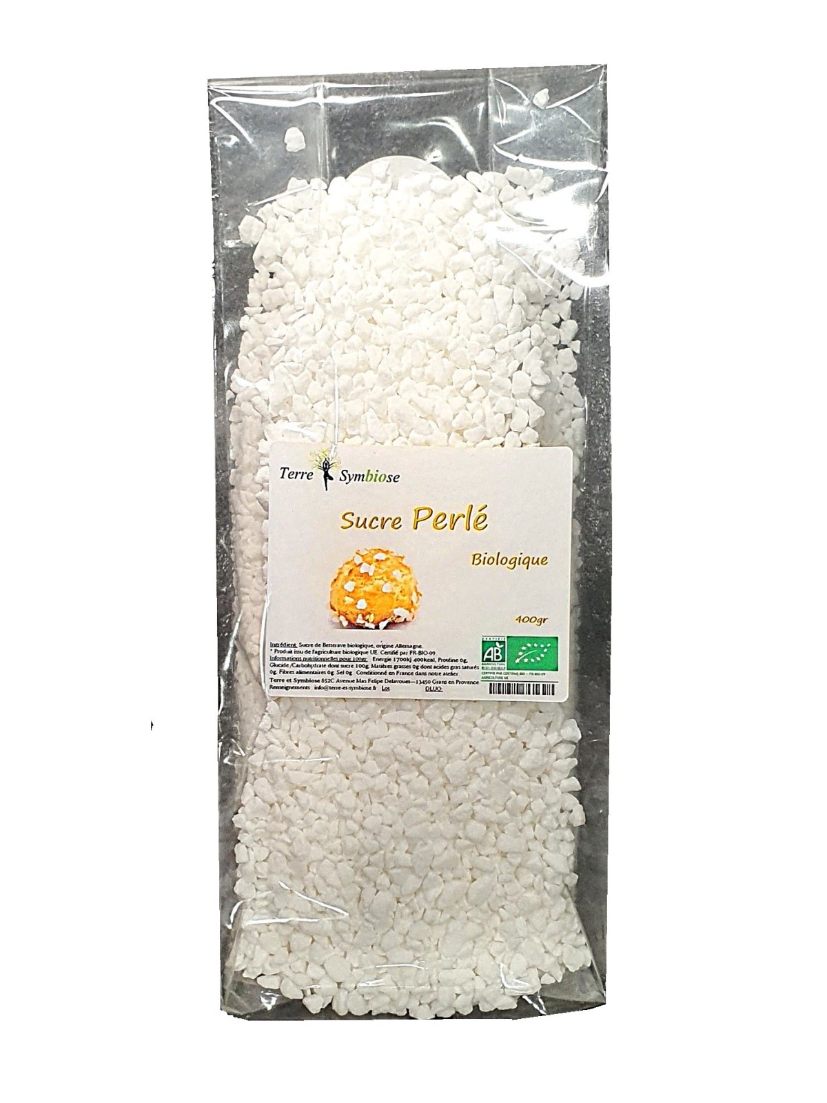 400 gr - Sucre Grain Perlé Biologique