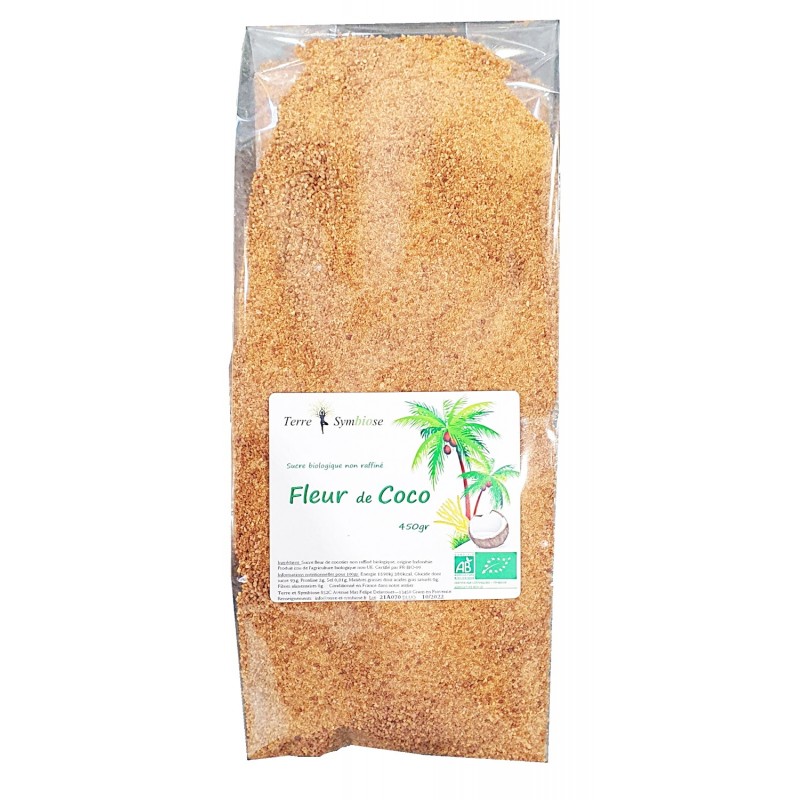 Sucre de fleur de coco bio 1 kg - Sucre non raffiné