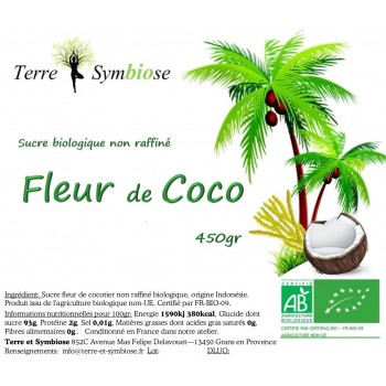 450 gr - Sucre Fleur de...