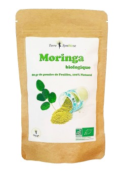 80gr - Poudre de Feuille de Moringa Biologique