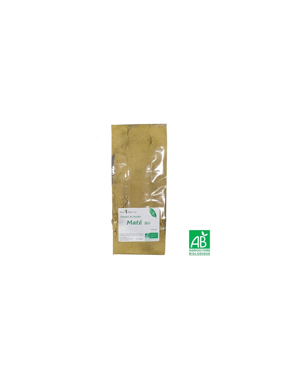 450 gr  - Poudre de Maté Biologique