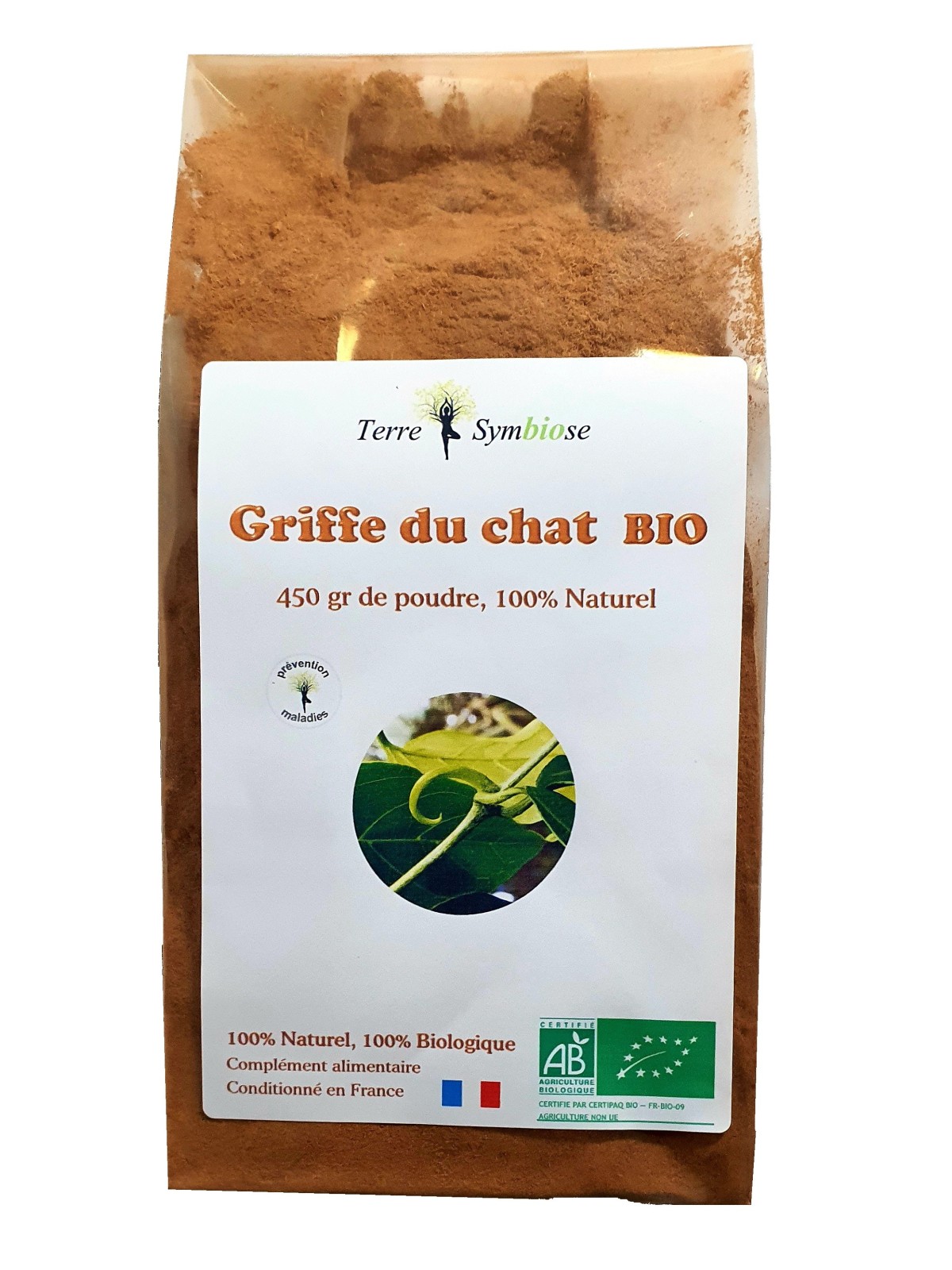 Griffe du Chat Biologique - 450gr de poudre