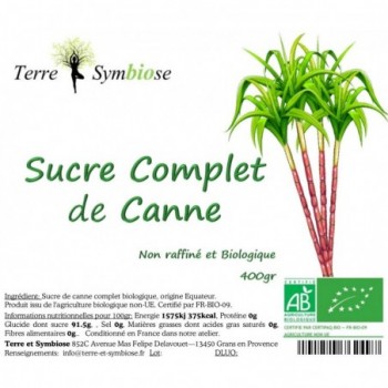 400 gr - Sucre Complet de...